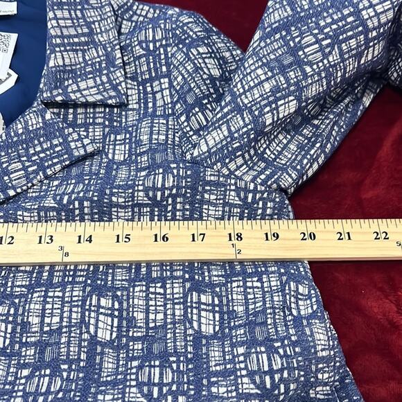 NWT The Man Repeller x PJK Blazer Jacquard Jacket M - Picture 7 of 10